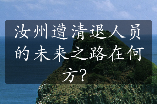 汝州遭清退人员的未来之路在何方？