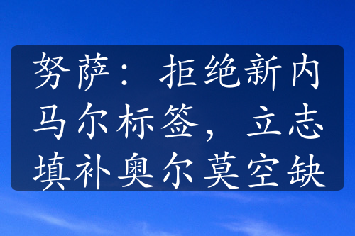 努萨：拒绝新内马尔标签，立志填补奥尔莫空缺